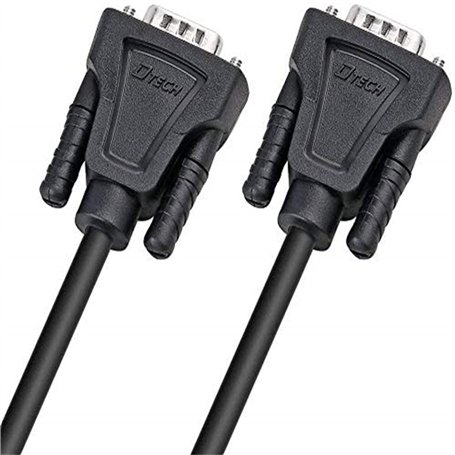 DTech Câble série DB9 mâle à mâle RS232 droit 0