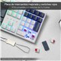 Redragon K668 RGB Clavier de gaming mécanique filaire 105 + 4 touches, interrupteurs rouges, prise Hot-Swappable, mousse absorba