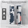 Redragon K668 RGB Clavier de gaming mécanique filaire 105 + 4 touches, interrupteurs rouges, prise Hot-Swappable, mousse absorba