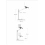 Support sur pied multifonction universel en aluminium, avec bras pivotant inclinable, pour ordinateur portable et tablette
