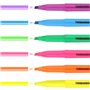 TWOHANDS Surligneurs à Pointe Biseautée - Couleurs Fluorescentes Assorties pour un Surlignage Précis et Éclatant - Blister de 30
