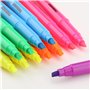 TWOHANDS Surligneurs à Pointe Biseautée - Couleurs Fluorescentes Assorties pour un Surlignage Précis et Éclatant - Blister de 30