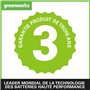 Greenworks G40HT61 Taille-Haie à Batterie, Lame Double Action de 61 cm, Coupe Jusqu'à 27 mm d'Épaisseur de Branches et de Tiges,