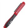 Minidiva Brosse lisseur cheveux, Défriser les Cheveux Anti Scald Anti Statique Fer à lisser avec Technologie Ionique (Rouge)