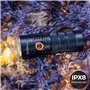 sofirn SP36 Pro Lampe Torche LED Rechargeable Lampe de Poche Puissantes 8000 Lumens Portée 450 Mètres IPX8 Lampe Avec Anduril UI