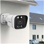 Foscam - V5EP - Caméra IP extérieure 5 MP PoE avec Spots Lumineux et sirène - Détection de Mouvement Humain et de véhicules - Au