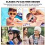 LIUJZZJ 3 Pièces Sangle de Lunettes Faux Cuir pour Lunette Cordons Homme Femme Fils Lunettes Sangle de Lunettes Chaine Lunette C