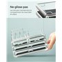 SONGMICS Organisateur de Maquillage, Rangement Cosmétiques, Empilable, en Acrylique, avec 11 Compartiments et 4 Tiroirs, pour Co