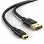 Câble USB 2.0 A vers Mini USB B Ugreen 10386 Noir 3 m