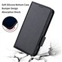 SEAHAI Cuir Coque pour TCL 30 SE/TCL 305 / TCL 306, Très Mince Étui Portefeuille [Blocage RFID] [Fentes pour Cartes] Antichoc PU