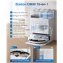 ECOVACS T50 Pro Omni Gen2 Aspirateur Robot, 21000Pa amélioré par T30 Pro Omni, Brosse latérale et serpillière Extensibles, Ajout