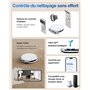 ECOVACS T50 Pro Omni Gen2 Aspirateur Robot, 21000Pa amélioré par T30 Pro Omni, Brosse latérale et serpillière Extensibles, Ajout