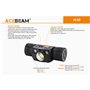 Lanterne LED pour la Tête Acebeam H30 R+CRI 6500K Noir Orange 4000 Lm