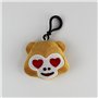CHSYOO 20 pcs Mini Emoji Porte-clés Diamètre 5 cm Smileys En Peluche Oreiller Style Sac pendentif, cadeau pour fête d'anniversai