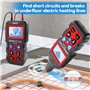 NOYAFA NF - 826 détecteur de câble souterrain Locator Wire Tracker Detector, détecteur de fil de tuyauterie murale et souterrain