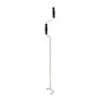 Aérateur à compost Spatule à compost Agitateur - Outil manuel en acier inoxydable pour gobelet à compost en plein air agitateur