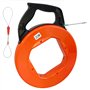 Tire Fils Electricien Aiguille 30m Tire Fils Electrique Kit Tire fil en Acier Spiralé Flexible Aiguille Tire Fil pour Installati