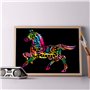 10 Papier à gratter 10 Animaux Dessin pochoirs 1 Stylo en Bois pour garço