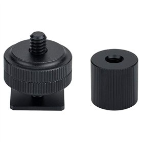 JJC Adaptateur griffe pour appareil photo pour vis mâle/femelle 1/4"-20