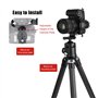 SUNWAYFOTO LS-80 Bague rotative universelle de 80 mm pour appareils photo DLSR, bague de montage de trépied, bague de support d'