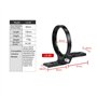 SUNWAYFOTO LS-80 Bague rotative universelle de 80 mm pour appareils photo DLSR, bague de montage de trépied, bague de support d'