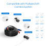 Anlapus 60ft 18M HD/AHD/TVI Tout-En-Un Câble BNC Vidéo pour Caméra de Surveillance