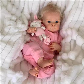 MAIHAO 18 Pouces bébé Reborn Garcon realiste Silicone Nouveau-Né Baby poupée Vrai Vie Poupon Fille Dolls Pas Cher Toddlers Enfan