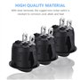 URAQT Rond Interrupteur à Bascule, 11PCS 250VCA 6A Bouton de Rocker Switch Rond SPST avec 2 Broches & 5PCS Housse étanche, On/Of