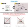 LoraTap Kit Interrupteur Mural Sans Fil, 1 Commande + 2 Récepteurs Radio 868Mhz, Portée 200M, Va et Vient, Commutateur à Distanc