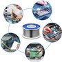 MAEXUS 1,0 mm 100 g d'étain à souder avec flux pour bricolage, étain à souder avec noyau de colophane, fil à souder, pour la rép
