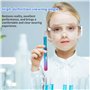 MAEXUS Lot de 6 lunettes de protection transparentes pour enfants, lunettes de protection de laboratoire, anti-buée et coupe-ven