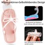 MAEXUS Lot de 5 paires de tongs en silicone - Coussinets de protection des orteils - Semelle intérieure antidérapante pour sanda