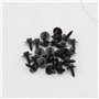The Lord of the Tools 25pcs Vis Autotaraudeuses à Tête Hexagonale 5.5-6mmx19mm avec Rondelles Lâches Captives Boulons Auto-perce