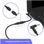 The Lord of the Tools 2pcs Chargeur pour Ordinateur Portable DC Convertisseur Câble 7.4x5mm Femelle à 4.5x3mm Mâle avec Cordon A