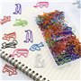 alwaiiz 80 Pièces Trombones en Forme D'animaux, Coloré Marque-Pages Trombones avec Boîte de Rangement, Convient pour les écoles,