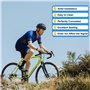 TOKSEO Airtag Support vélo étanche design caché pour vélo avec trous dans la fourche (17-26 mm), couvercle inférieur en alliage 