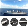Create idea 4pcs Goupilles à Dégagement Rapide avec Anneau de Cercle d'extrémité à Boule à Ressort en Acier Carbone Nickelé Bimi