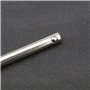 Create idea 4pcs Goupilles à Dégagement Rapide avec Anneau de Cercle d'extrémité à Boule à Ressort en Acier Carbone Nickelé Bimi