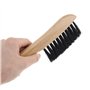 be in your mind 3pcs Kit d'outils de Nettoyage Tissu Brosse de Table Piscine avec Poignée en Bois pour Billard Table Lit Coins R