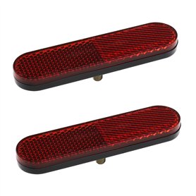 Be in Your Mind 2X réflecteur de Scooter électrique en Plastique Rouge M6 à Visser réflecteur d'avertissement réfléchissant Cert