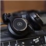 OneOdio Monitor 80 Casque Audio Filaire DJ Studio Monitor avec Circum-Auriculaire Coton d'oreille Protéiné Le Plus épais (Noir)
