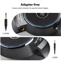OneOdio Monitor 80 Casque Audio Filaire DJ Studio Monitor avec Circum-Auriculaire Coton d'oreille Protéiné Le Plus épais (Noir)