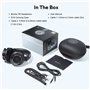 OneOdio Monitor 80 Casque Audio Filaire DJ Studio Monitor avec Circum-Auriculaire Coton d'oreille Protéiné Le Plus épais (Noir)