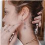 8 Feuilles Tatouages Temporaires Tatouages Semi-Permanents Lune Étoile Tatouage Imperméable Durée de 1-2 Semaines pour Femme Hom