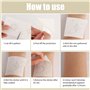 8 Feuilles Tatouages Temporaires Tatouages Semi-Permanents Lune Étoile Tatouage Imperméable Durée de 1-2 Semaines pour Femme Hom