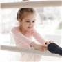 Chaussure De Ballet en Cuir Ballerine Demi Chaussures De Danse Yoga Gymnastique Pantoufles à Semelle Fendue pour Filles Femmes E