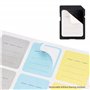 (120 Pièces) JJC Étiquettes Autocollantes Adhésives Amovibles Polyvalentes Cartes Marqueur Etiquette Papier pour SD XQD CFexpres
