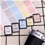 (120 Pièces) JJC Étiquettes Autocollantes Adhésives Amovibles Polyvalentes Cartes Marqueur Etiquette Papier pour SD XQD CFexpres