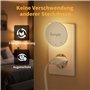 Suright Veilleuse LED [Lot de 2], Rétroéclairée avec Détecteur de Mouvement et Capteur Crépusculaire, Commande Tactile, Blanc Ch