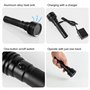 MAINENG Torche Lumière Noire UV 36 LED Lampe de Poche 365nm Ultraviolet - Compris de Lunettes Protection
